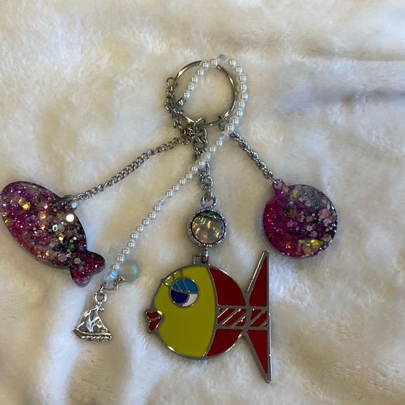 LUXURY Fish BAG Charm ACCESSORIE FOR COACH LV BIRKING GIFT - Picture 7 of 8